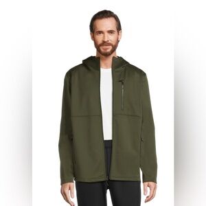 Swiss Tech Men’s Hooded Soft-shell Jacket  Size 2XL Marshall Green